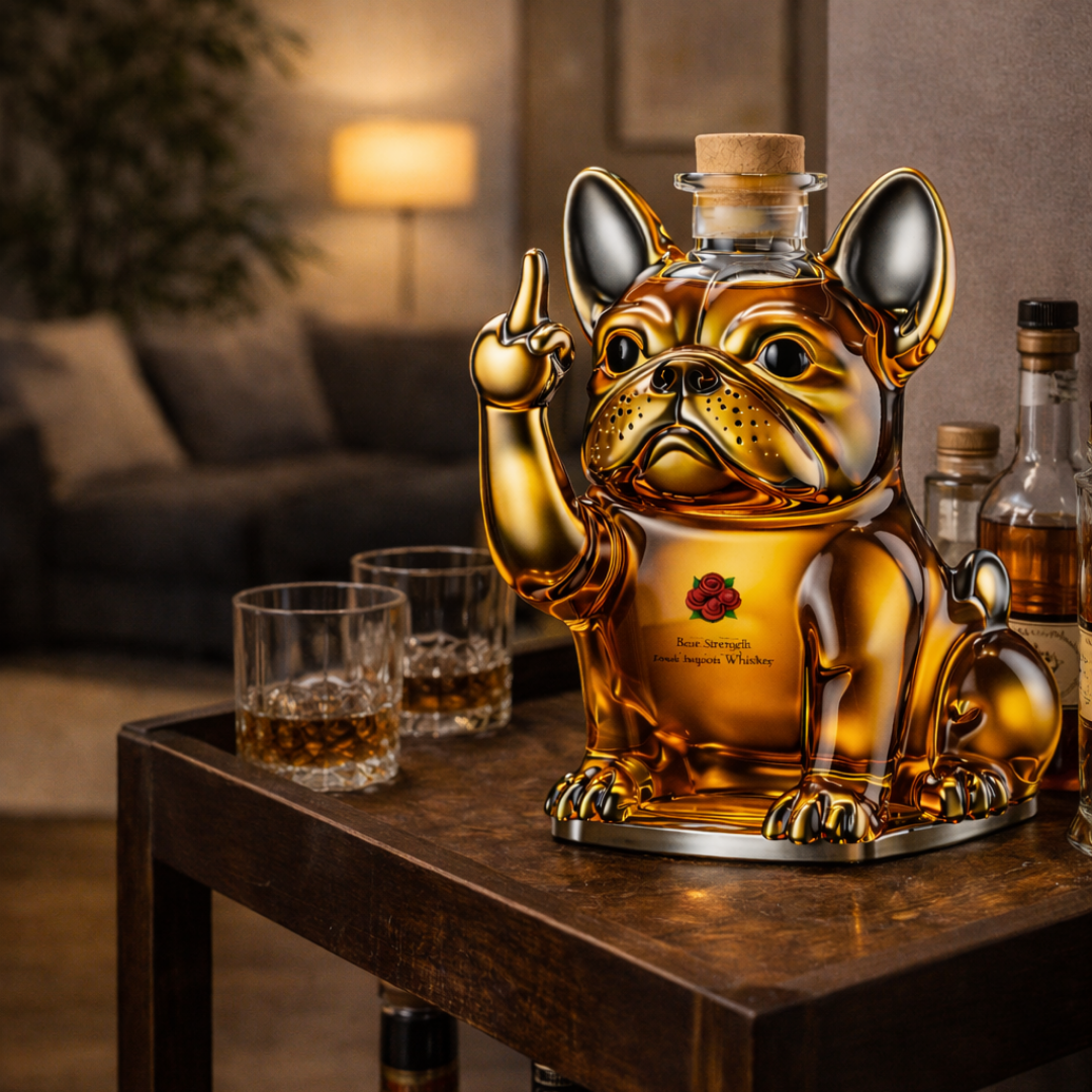 Botellas de whisky - Edición para perros