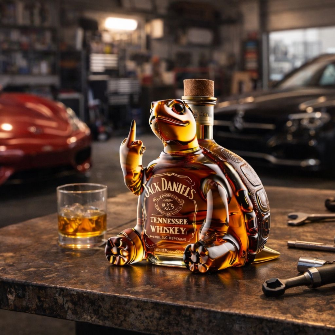 Botella de whisky Jack Daniel's - Edición Tortuga