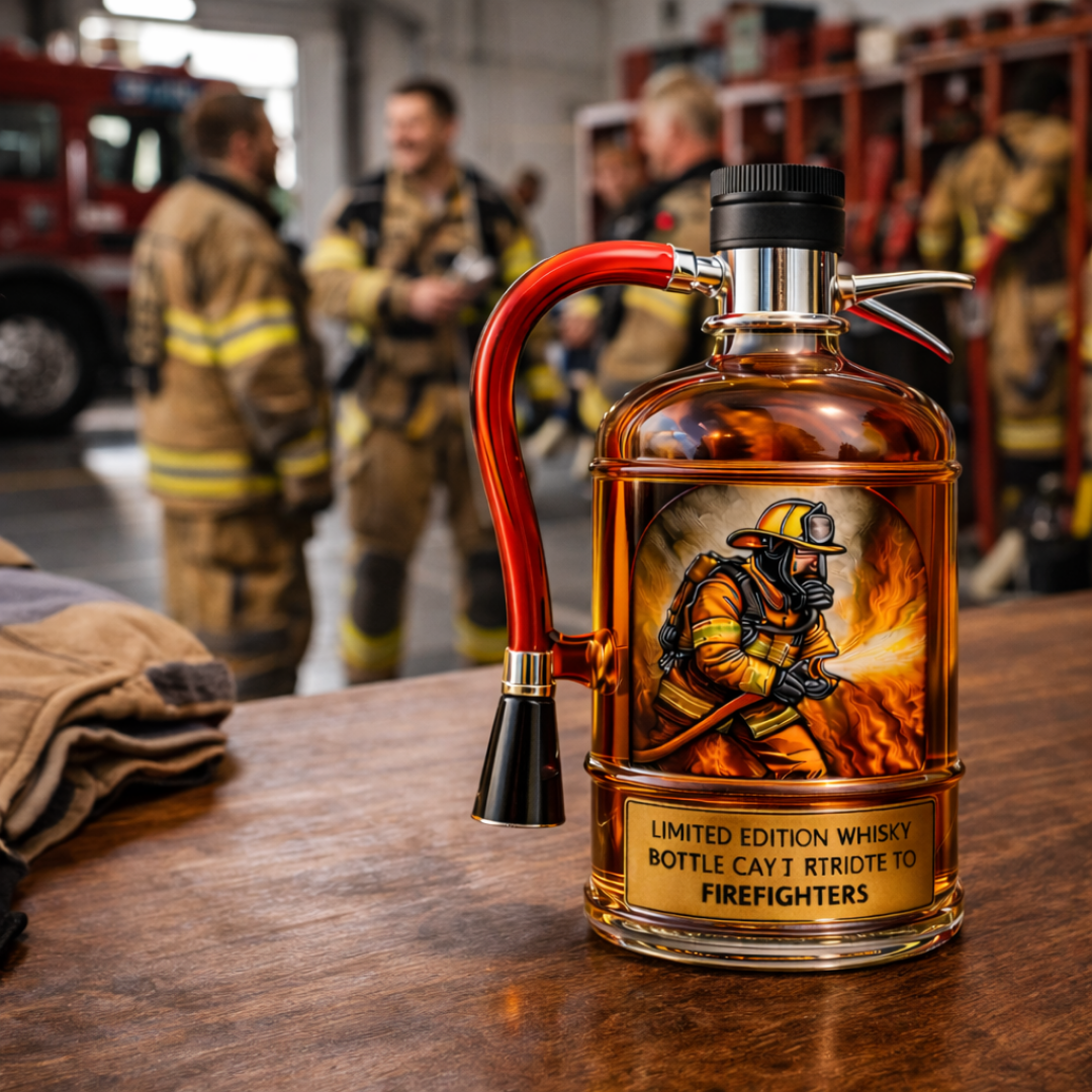 Botellas de whisky - Edición Extintor