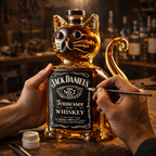 Botellas de whisky - Edición Gatuna