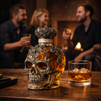 Botella de whisky - Edición de calaveras