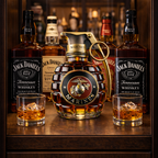 Botella de whisky - Edición Granate
