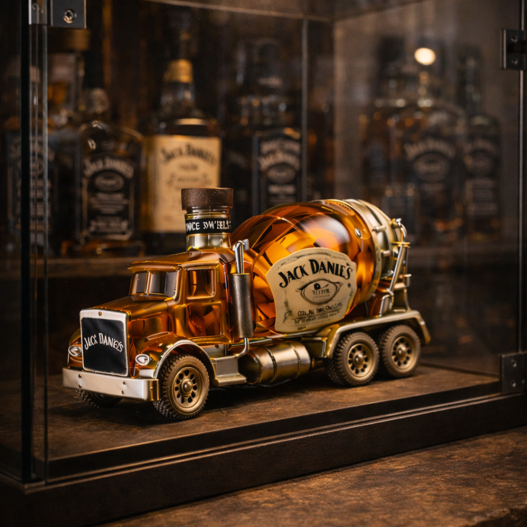 Botellas de whisky Jack Daniel's - Edición de camión