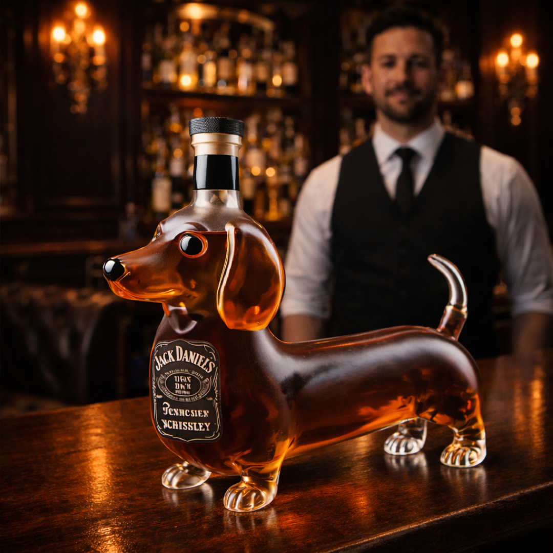 Botella de whisky Jack Daniel's - Edición Teckel