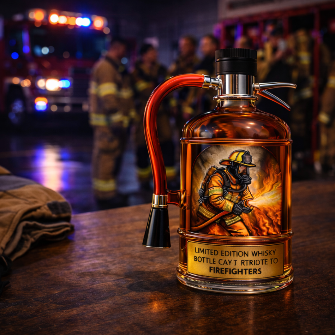 Botellas de whisky - Edición Extintor