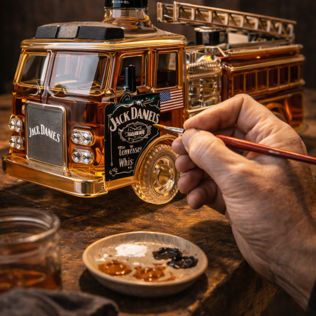 Botellas de whisky Jack Daniel's - Edición de Bomberos