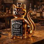 Botellas de whisky - Edición Gatuna