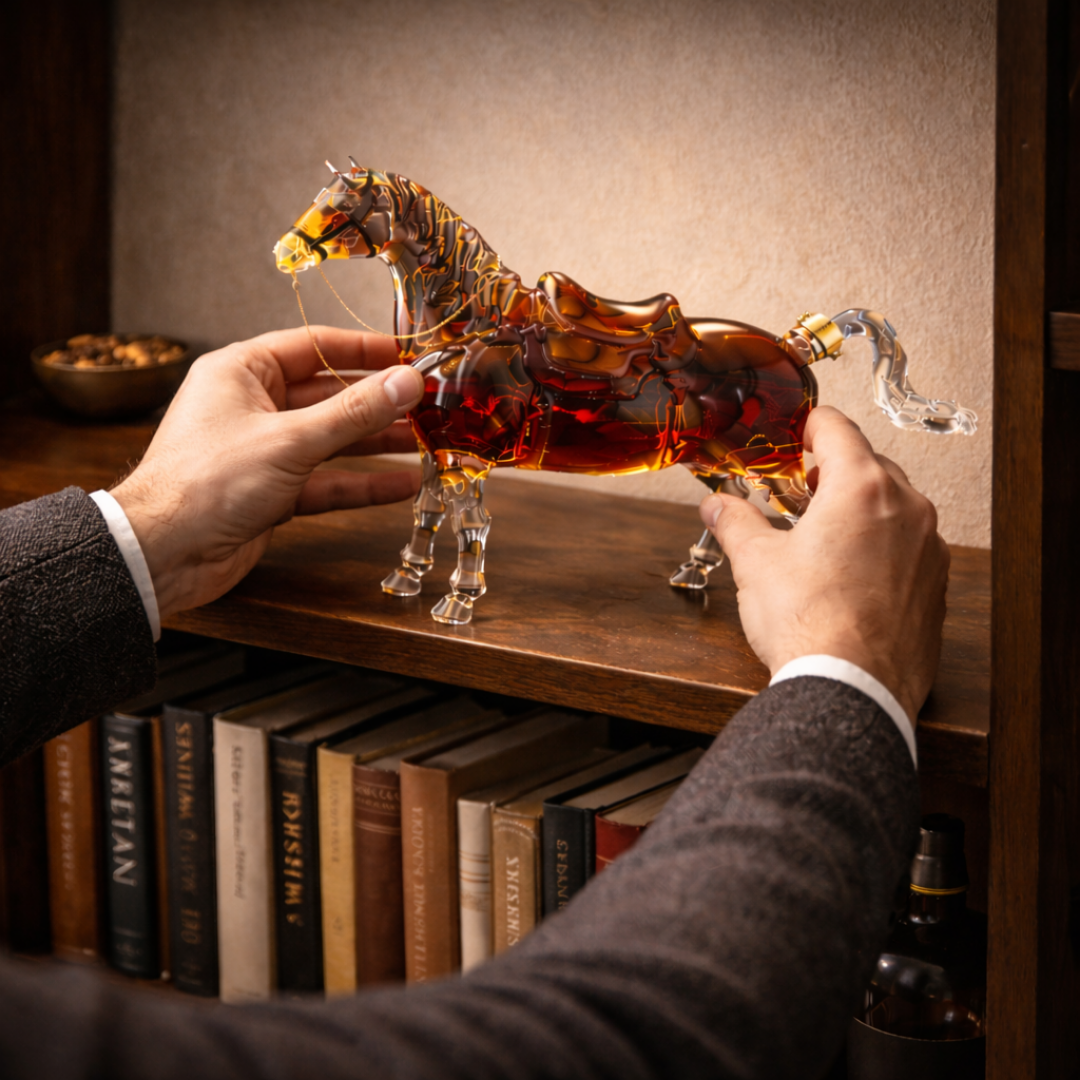 Botella de whisky - Edición equina