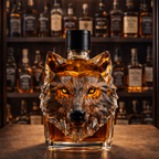 Botellas de whisky - Edición Lobo