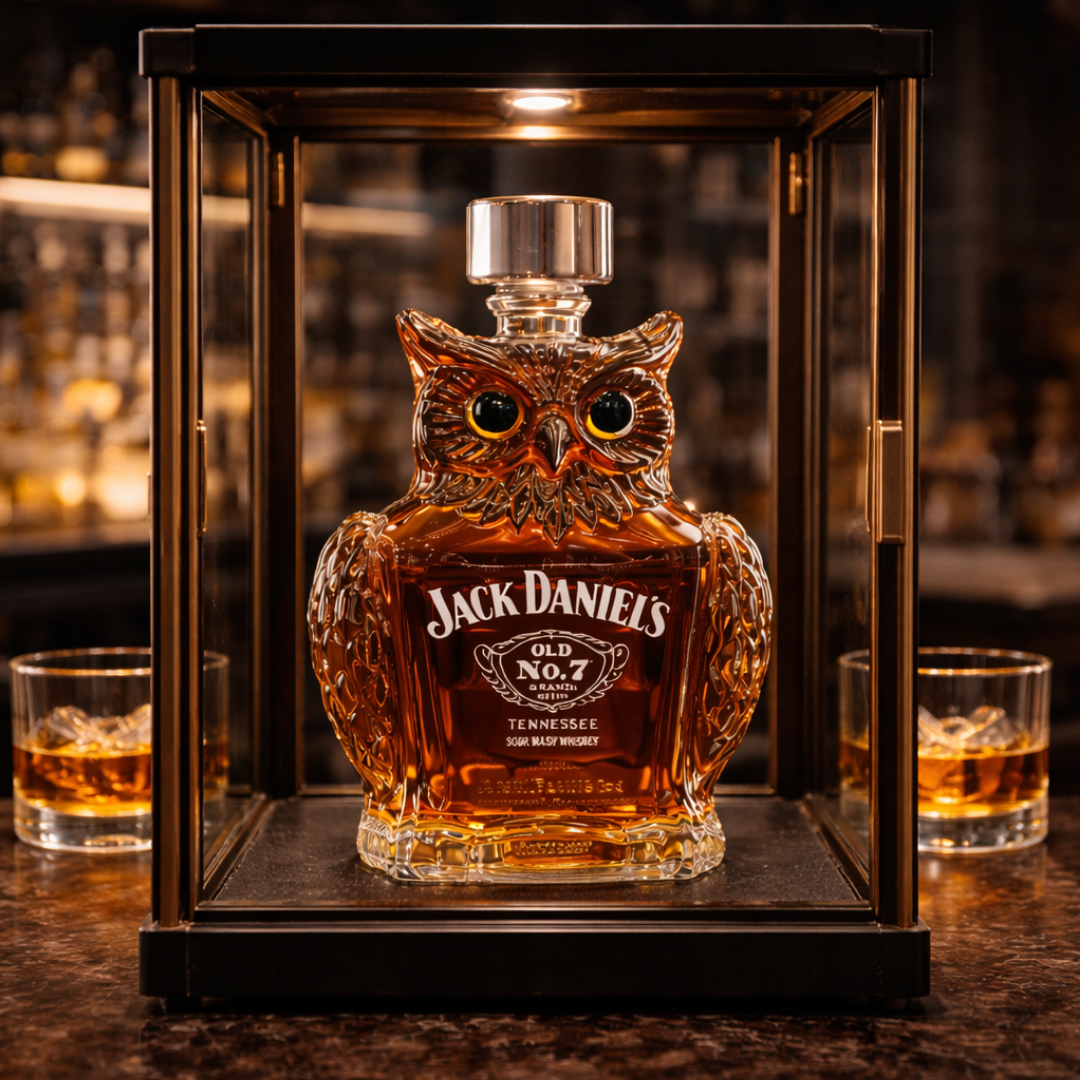 Botellas de whisky - Edición de Búhos
