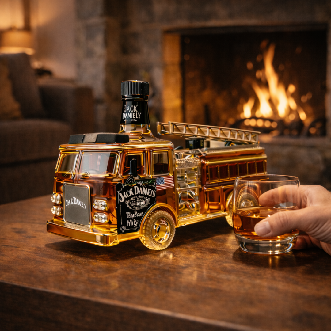 Botellas de whisky Jack Daniel's - Edición de Bomberos