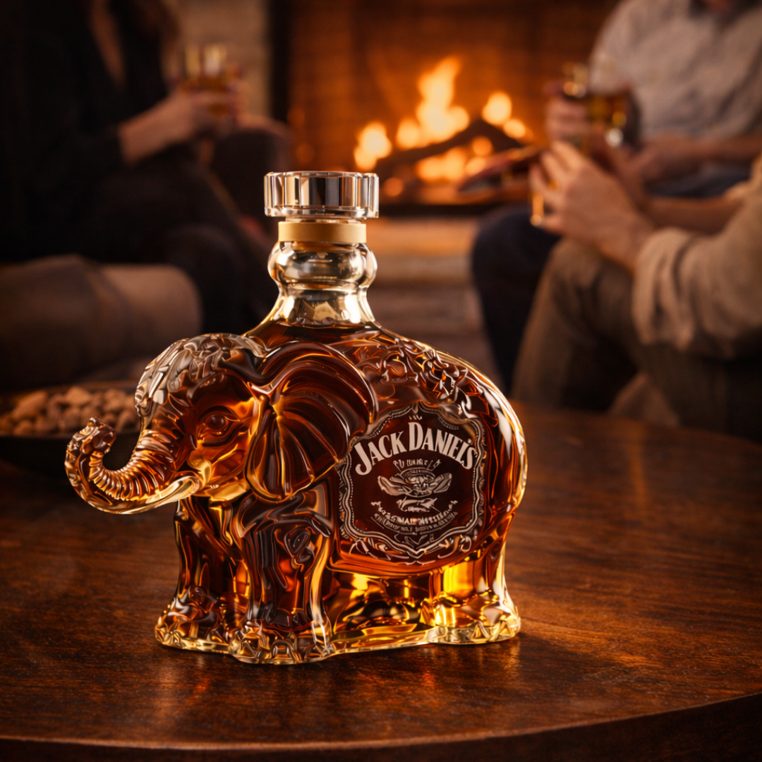 Botella de whisky Jack Daniel's - Edición Elefante