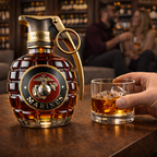 Botella de whisky - Edición Granate