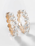 Pendientes de aro Terra Diamante