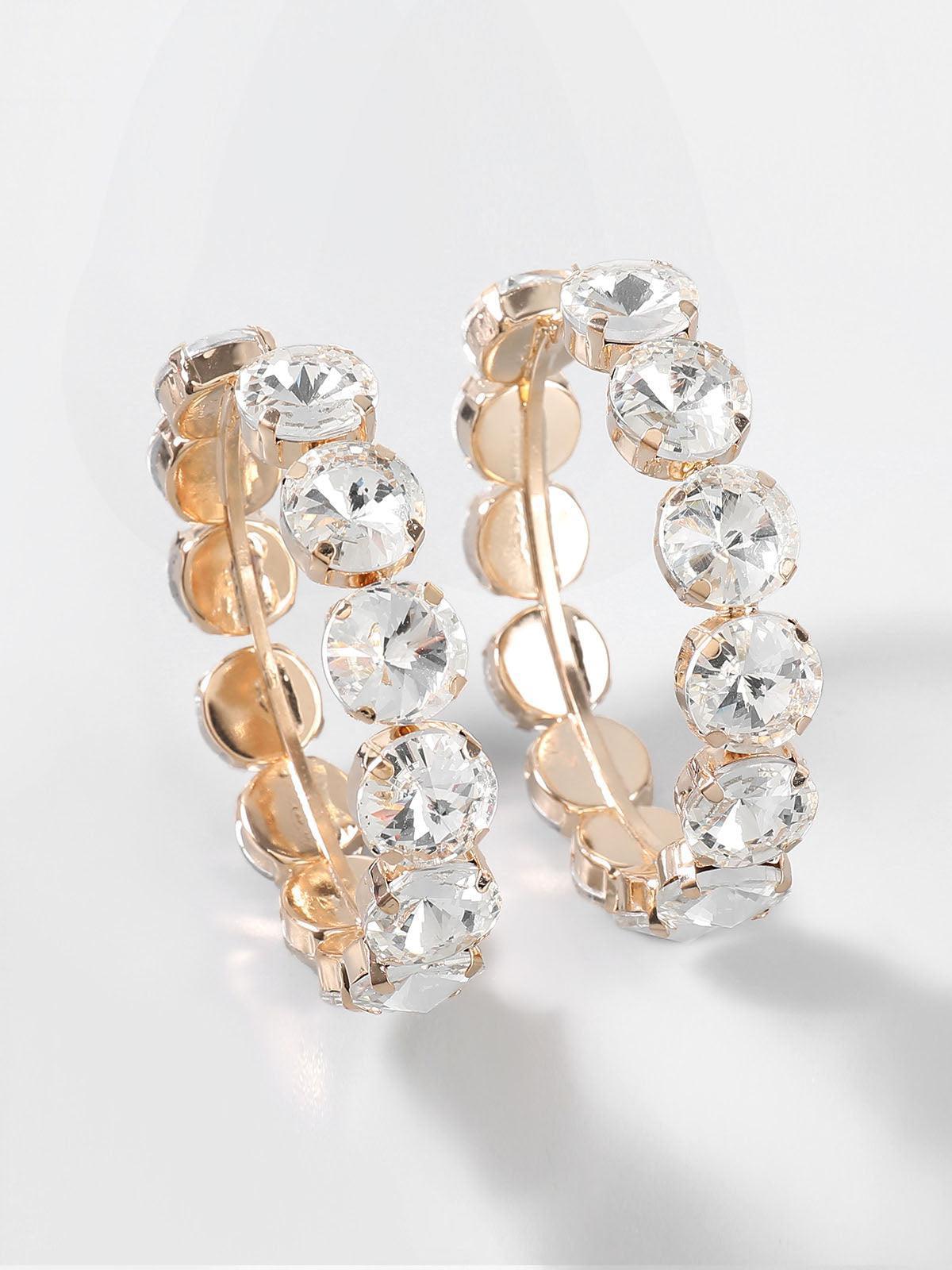Pendientes de aro Terra Diamante