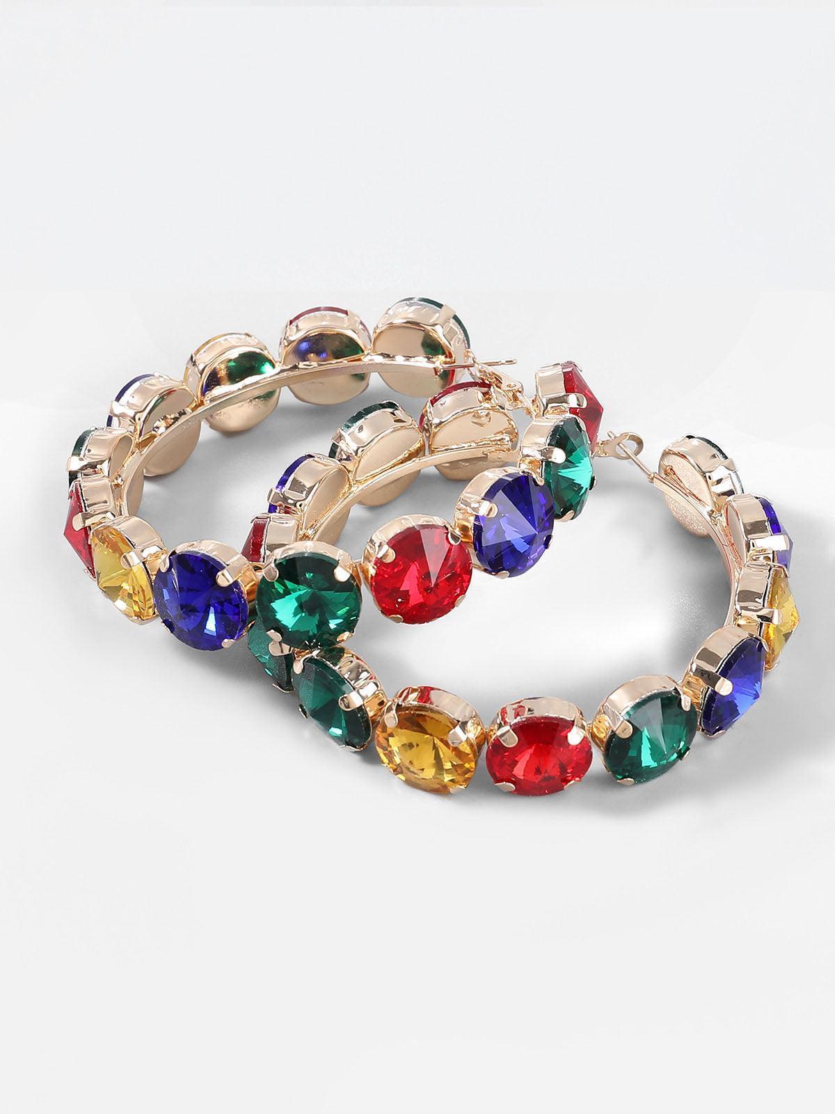 Pendientes de aro Terra Diamante