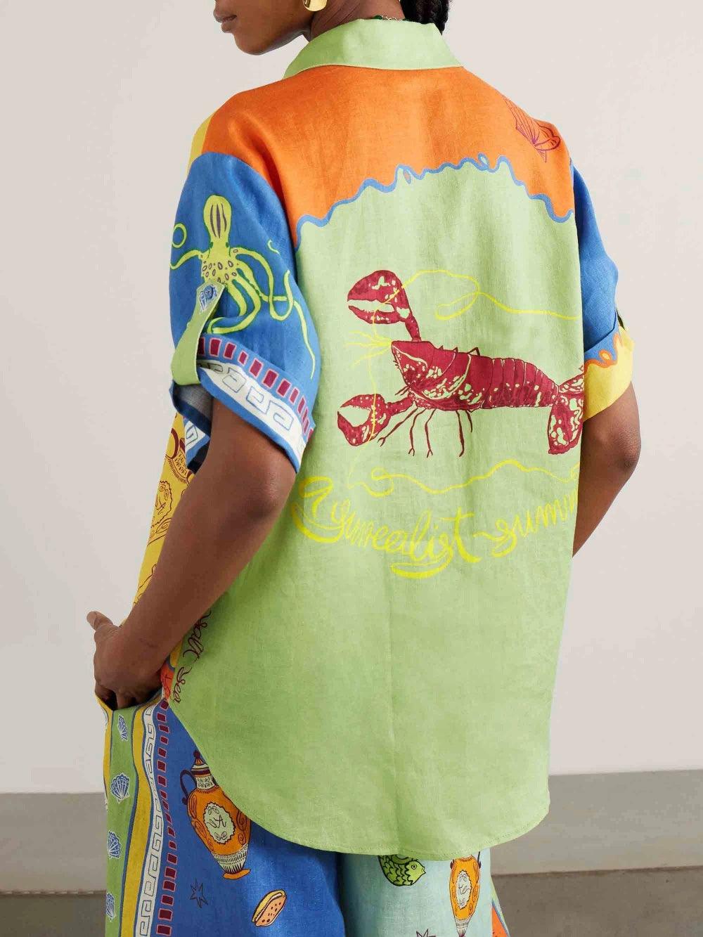 Conjunto holgado con estampado