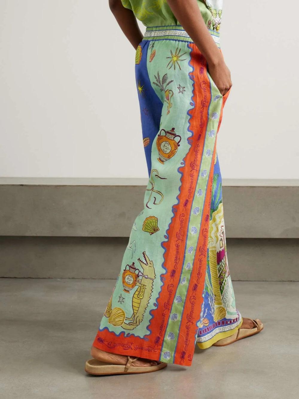 Conjunto holgado con estampado