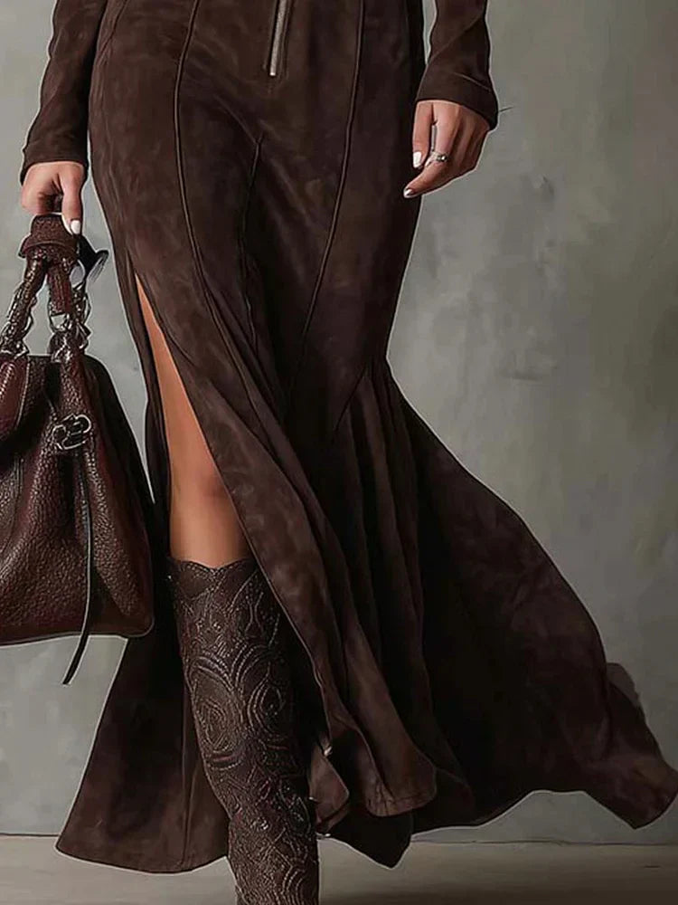 Vestido largo vintage