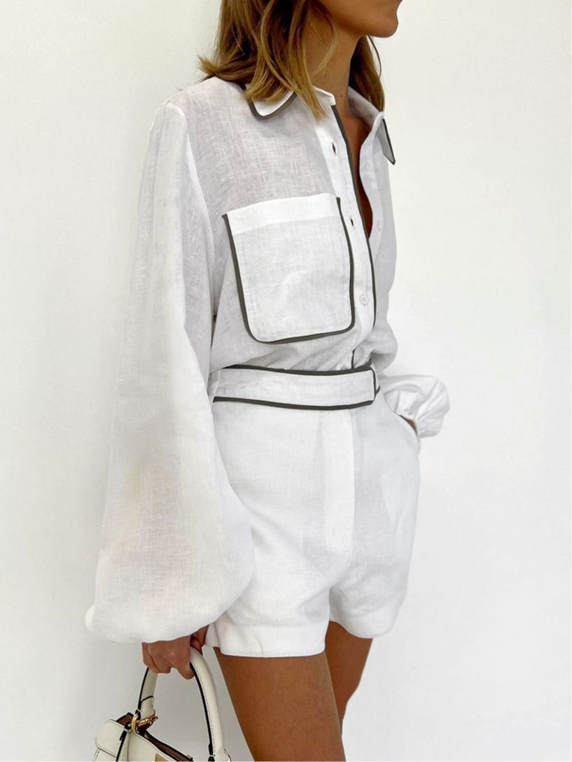 Conjunto en contraste blanco y negro