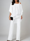 Conjunto con hombros descubiertos