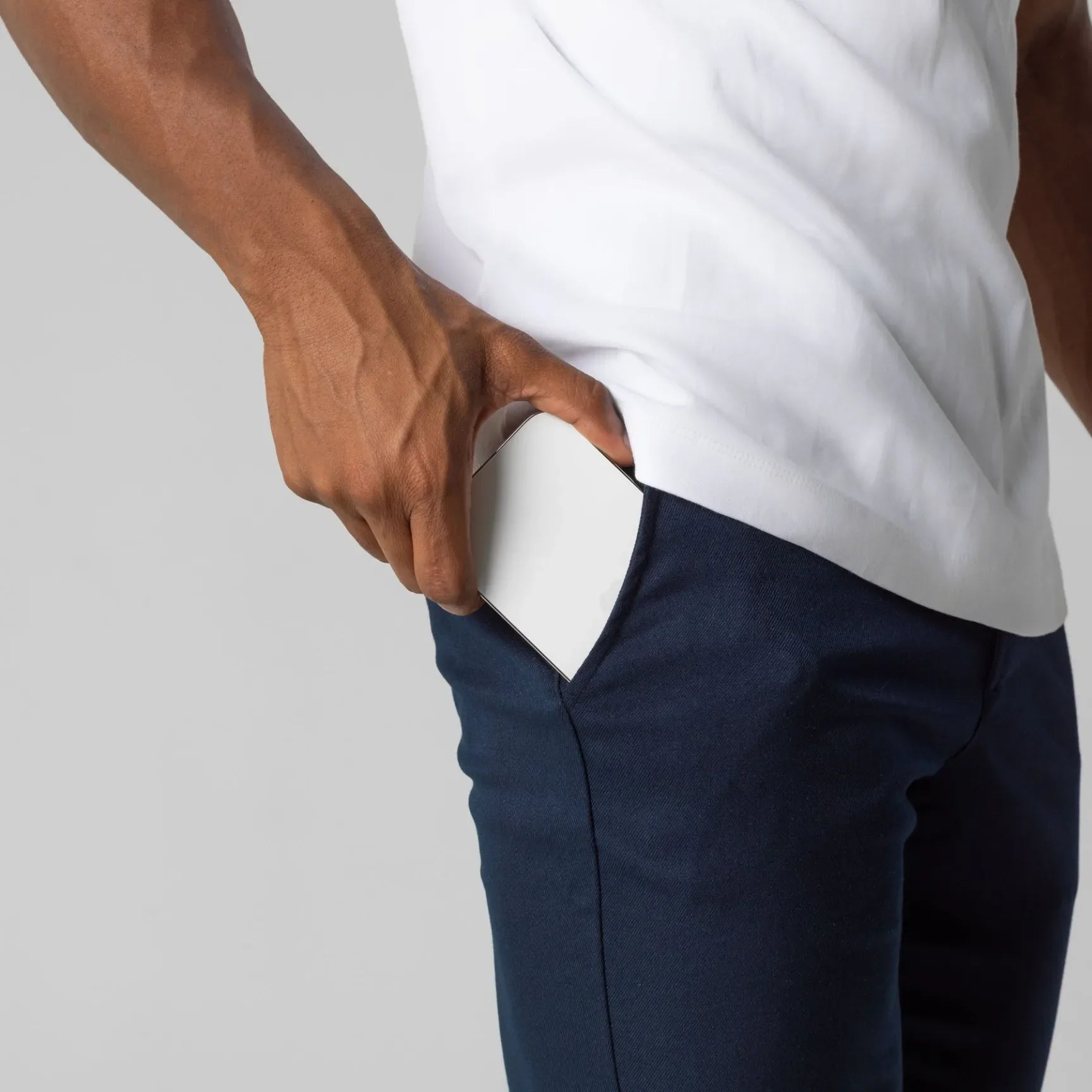 Chino Elástico Premium Azul