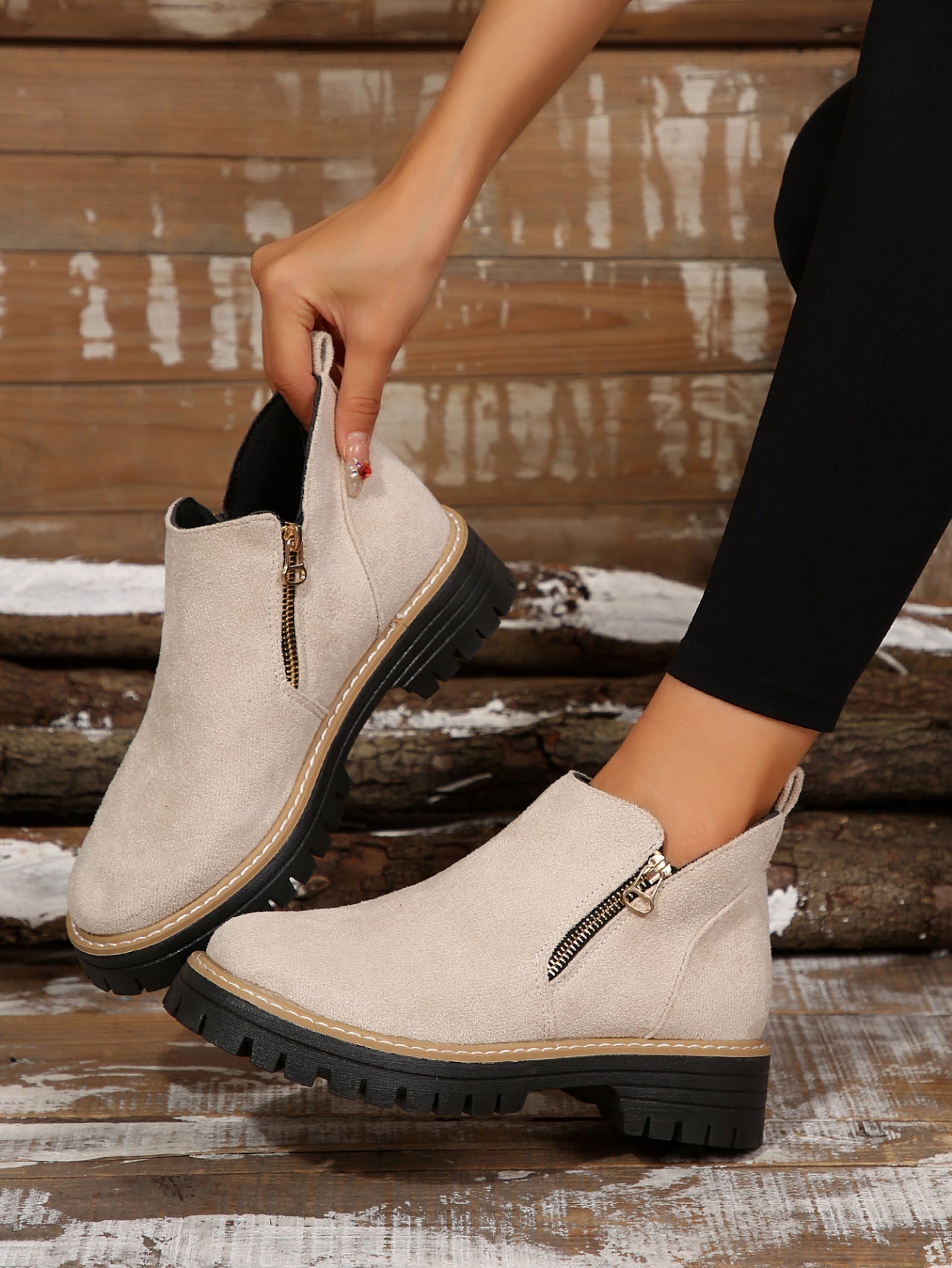 Botas casual con repelente de agua