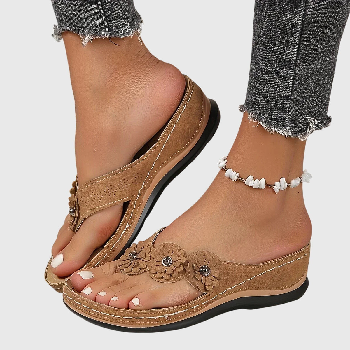 Asha | Sandalias Ortopédicas Florales