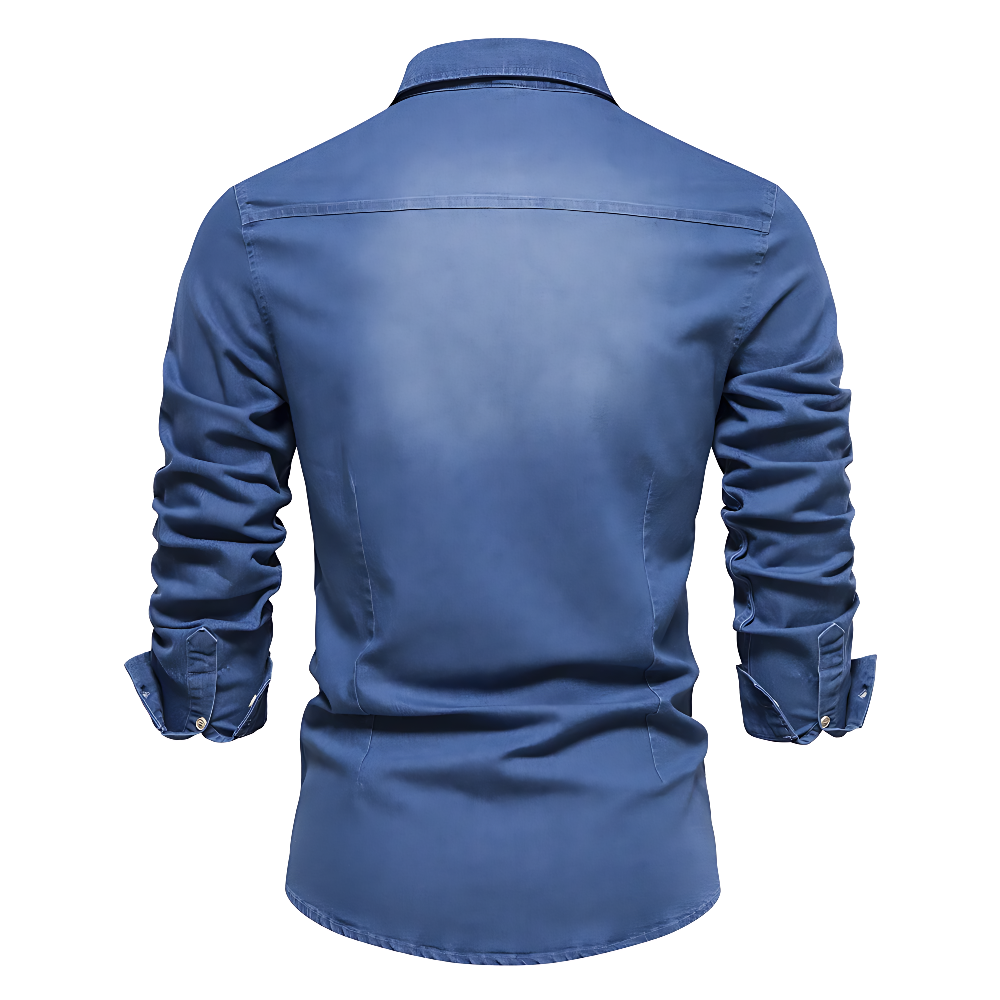Camisa vaqueta de algodón
