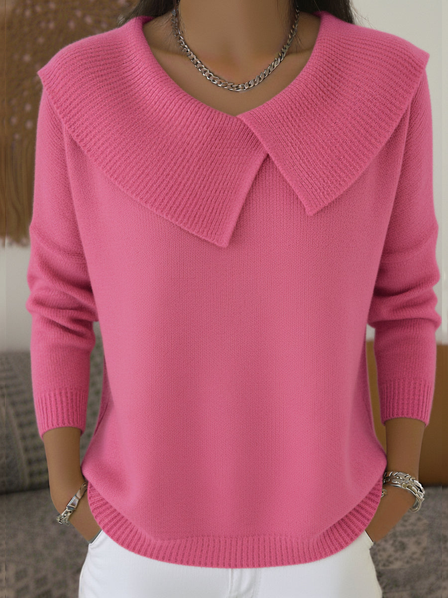Jersey de lana con cuello suave