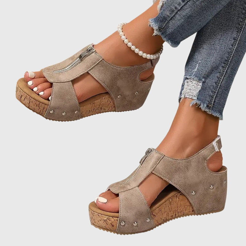 Bridie | Sandalias Ortopédicas Con Plataforma