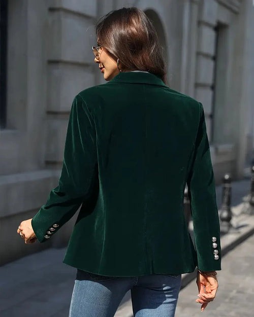Blazer de terciopelo