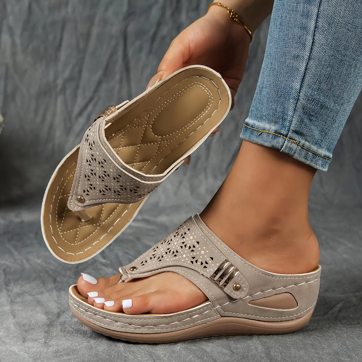 Joséphine | Sandalias Ortopédicas entre los dedos