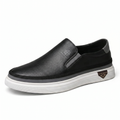 TURÍN – Zapatillas deportivas de cuero sin cordones para hombre