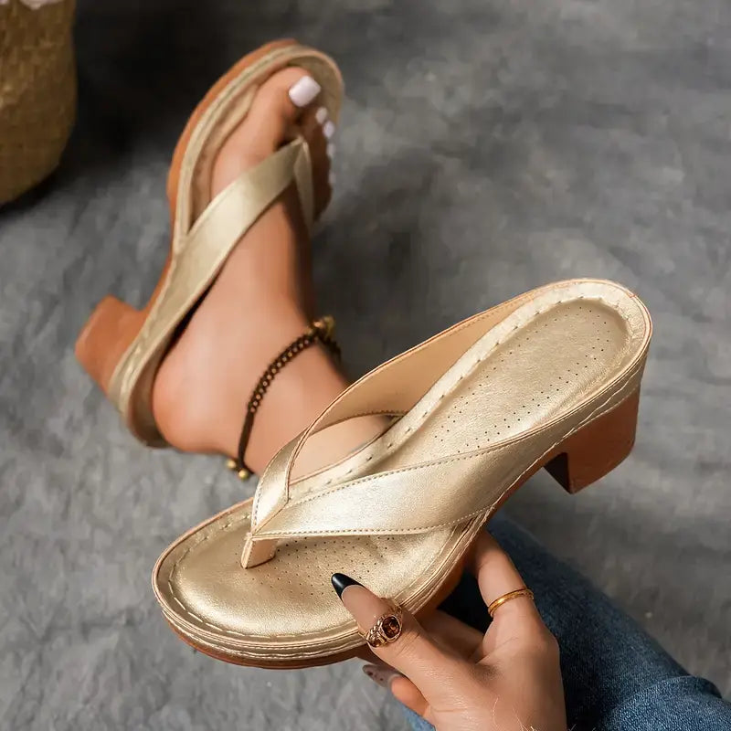 Leona | Sandalias Ortopédicas con Tacón