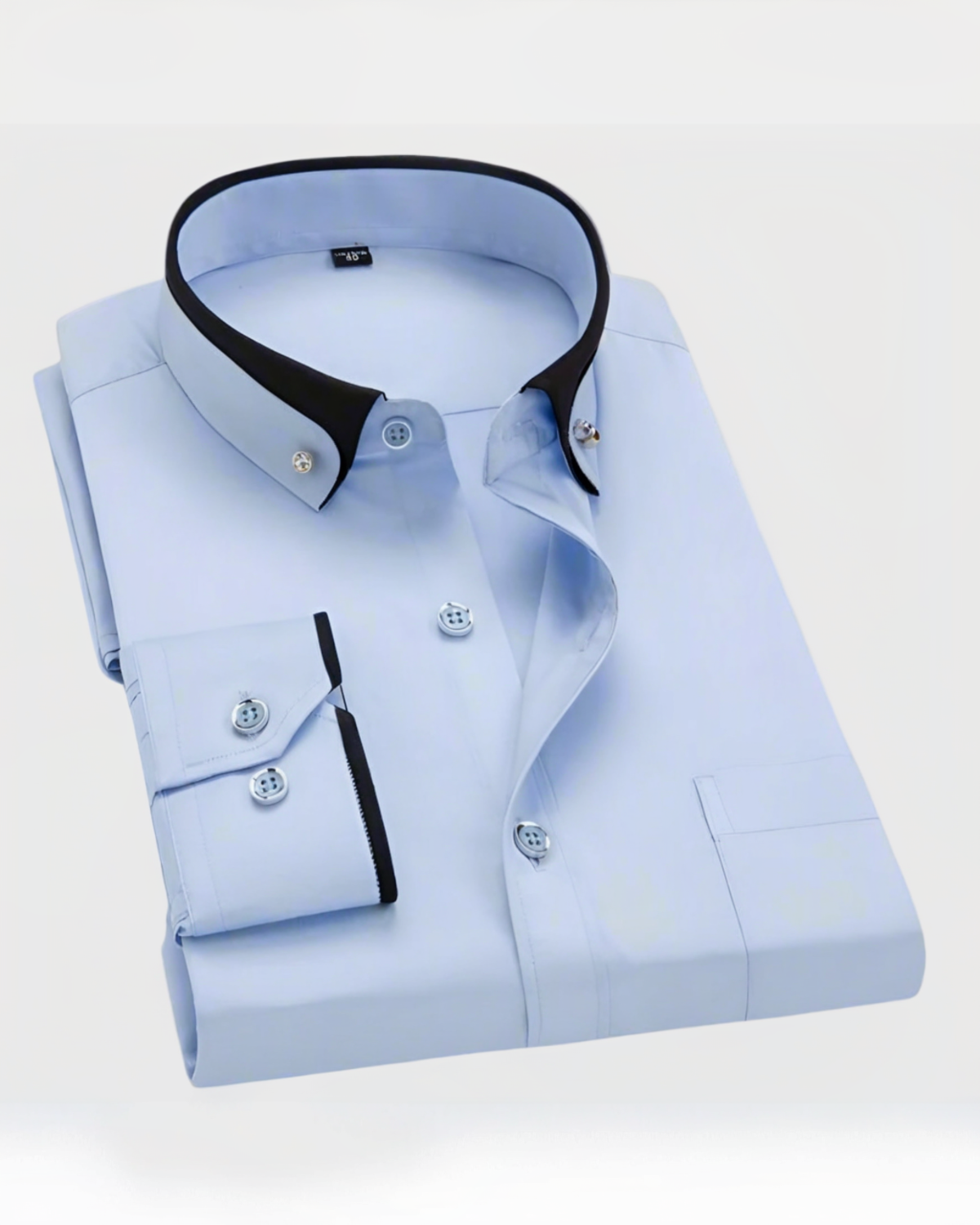 Camisa clásica manga larga hombre