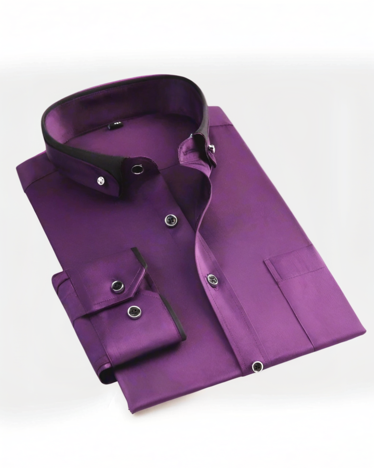 Camisa clásica manga larga hombre