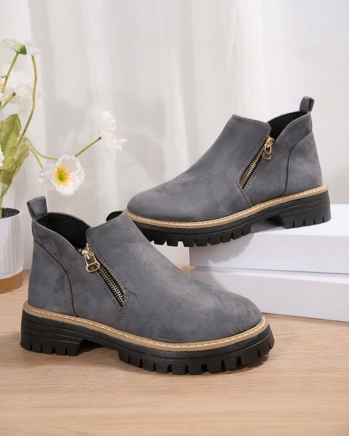 Botas casual con repelente de agua