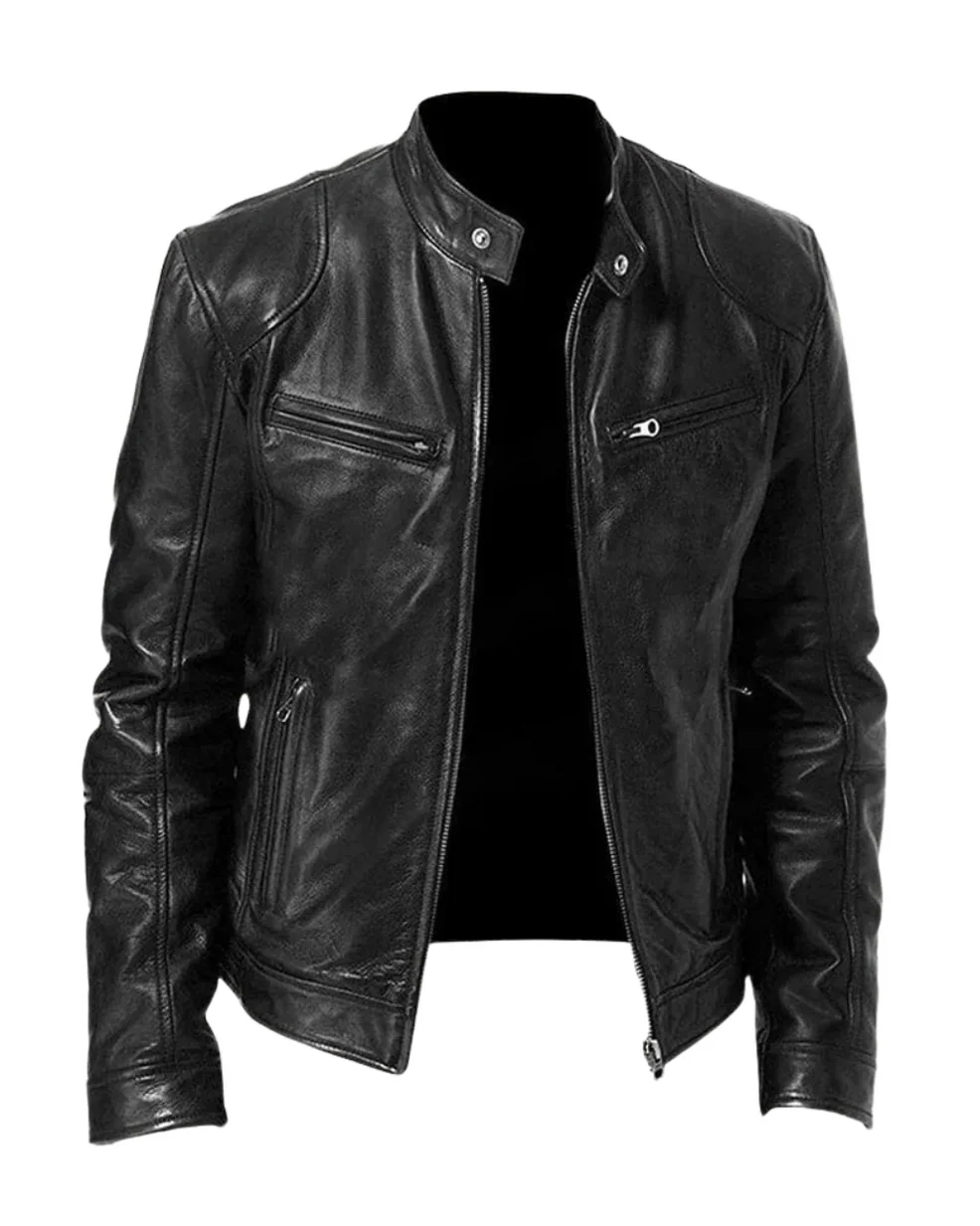 Chaqueta de cuero atemporal