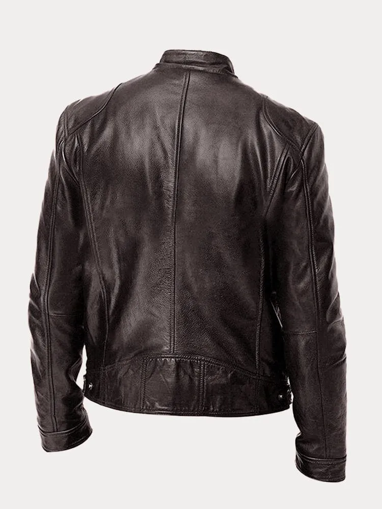 Chaqueta de cuero atemporal