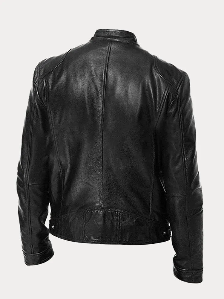 Chaqueta de cuero atemporal