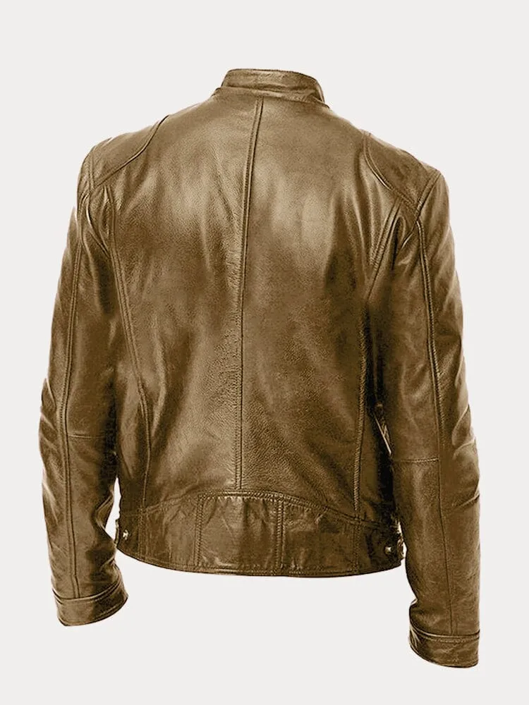 Chaqueta de cuero atemporal