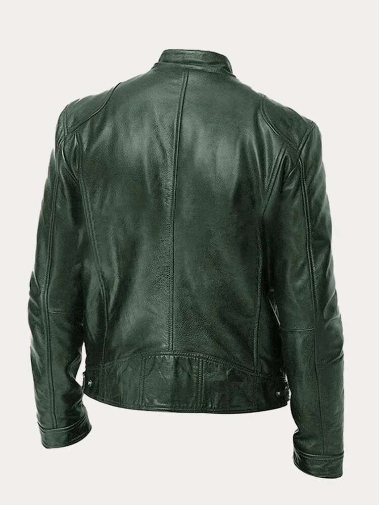 Chaqueta de cuero atemporal