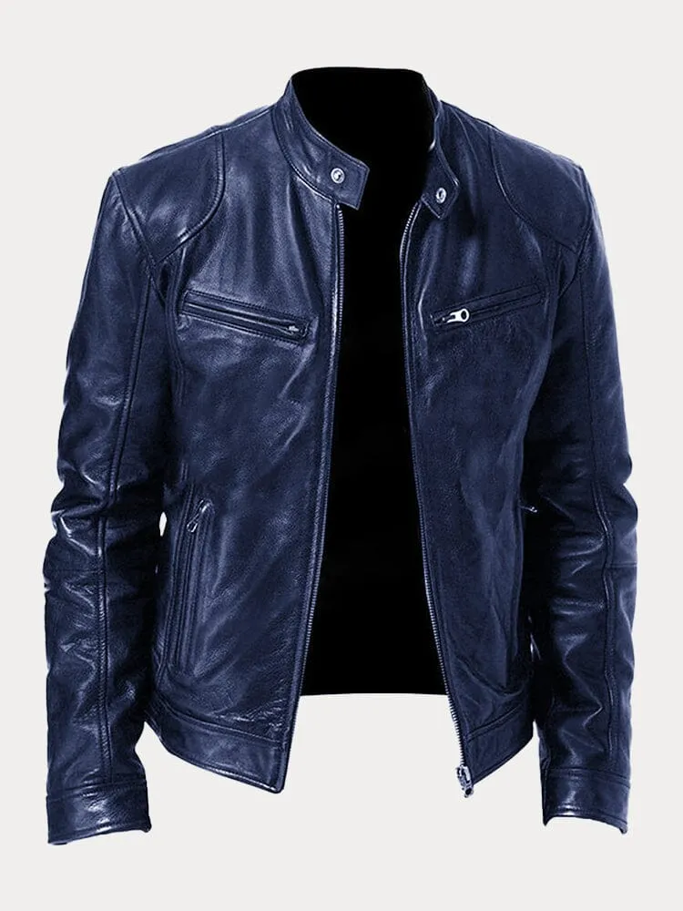 Chaqueta de cuero atemporal