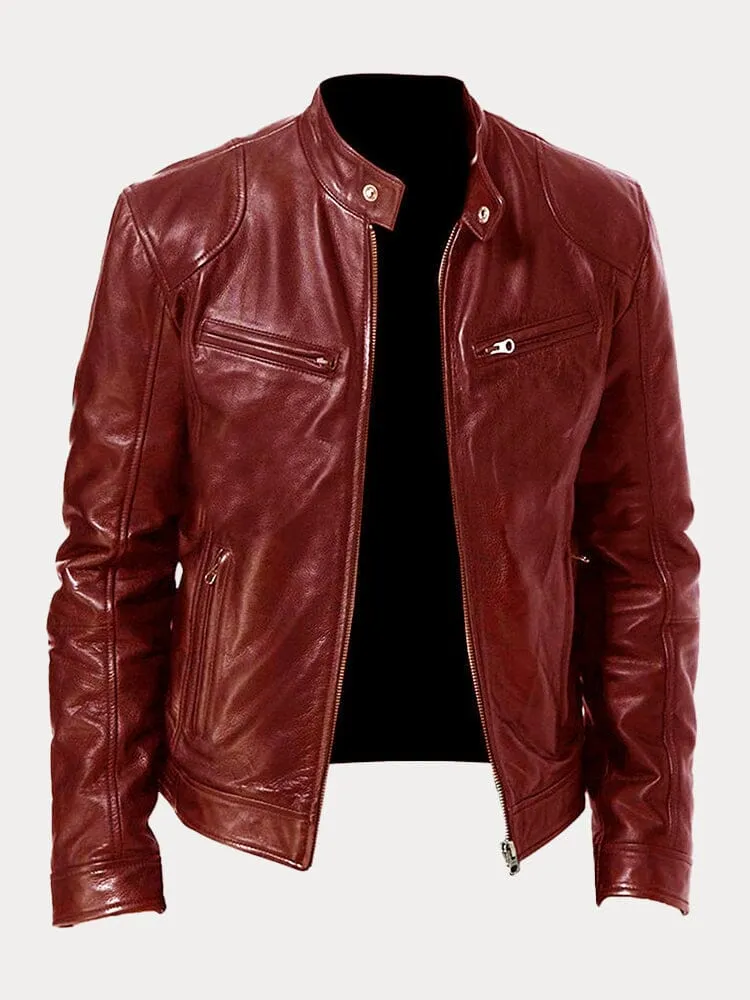 Chaqueta de cuero atemporal