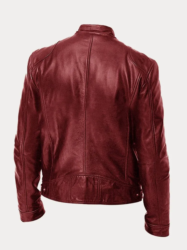 Chaqueta de cuero atemporal