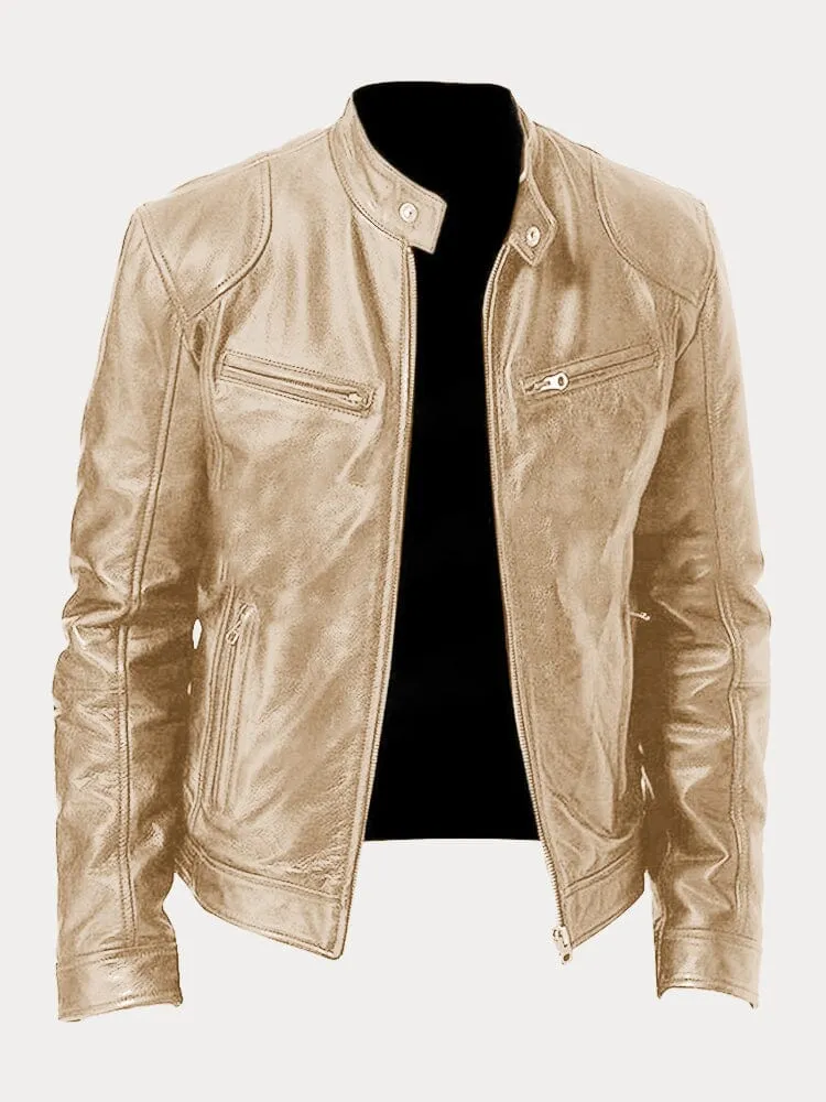 Chaqueta de cuero atemporal