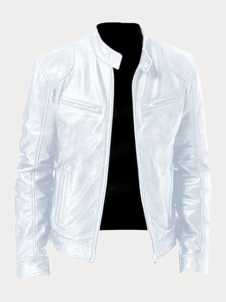 Chaqueta de cuero atemporal