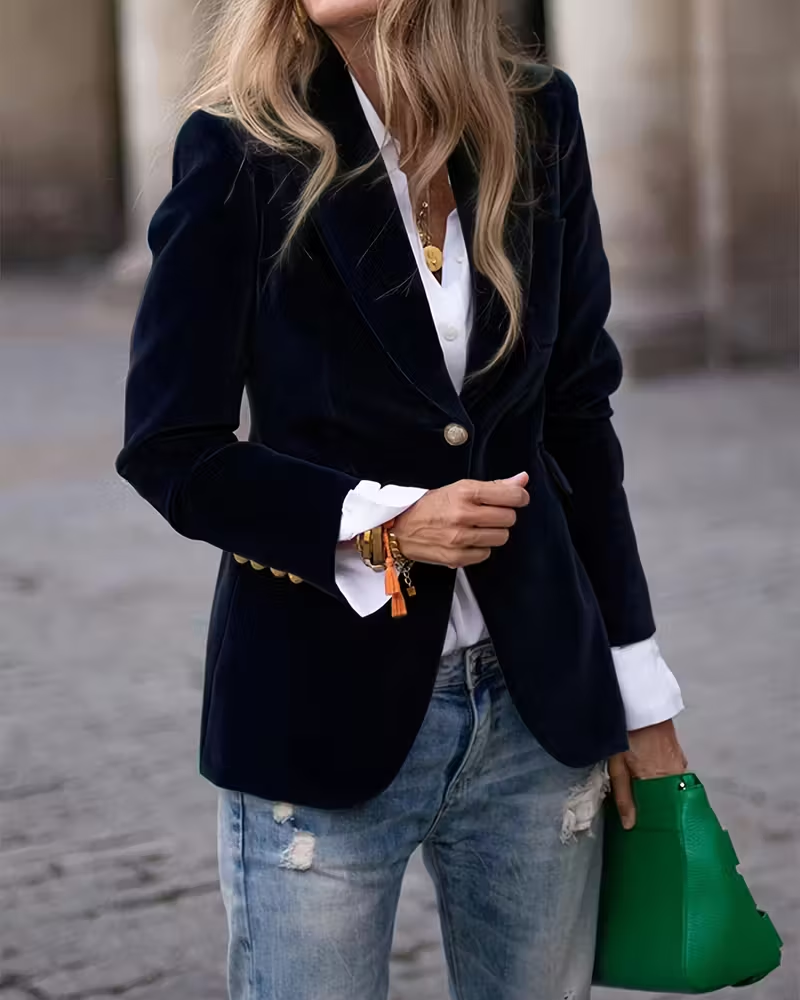 Blazer de terciopelo