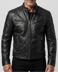 Chaqueta de cuero atemporal